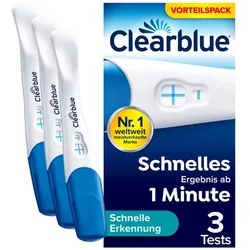 Clearblue Schwangerschaftstest Schnelle Erkennung