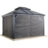 Sojag Seitenwand für Pavillon 10x14 2,99 x 4,25 m Grau
