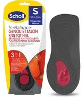 Scholl Expert Support Semelle Anti-Douleur Genou et Talon Taille S Semelles Intérieures 2 pc(s)