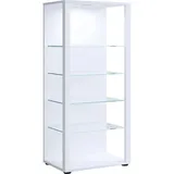 VCM Vitrine – Glasol lll 115x52x35cm weiß