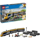 LEGO 60197 City Personenzug mit batteriebetriebenem Motor, ferngesteuertes Set mit Bluetooth-Verbindung, Schienen und Zubehör