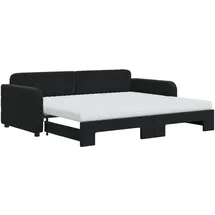 vidaXL Tagesbett 90 x 200 cm Schwarz