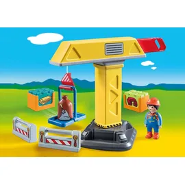 Playmobil 1.2.3 Baukran 70165