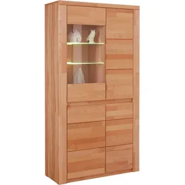 OTTO home Vitrine Burani 90 x 35 x 170 cm Beige