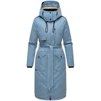 Navahoo Wintermantel hellblau M