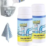 Vollstern Abflussreiniger Schaum Extra Stark, Wild Sink And Drain Cleaner, Vollstern Rohrreiniger Extrem Stark, Hochwirksamer Rohrreiniger Mit Aktivschaum, Für Küche, Bad, Toilette Und Balkon (2 PCS)
