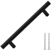 vidaXL Möbelgriffe 10 Stk. Schwarz 128 mm Edelstahl