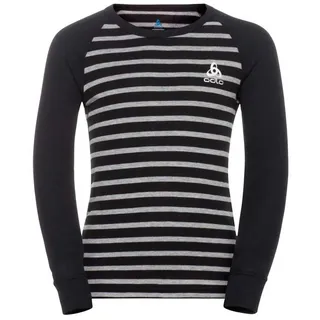 Odlo Active Warm Eco Langarm-baselayer - Black / Grey Melange - 4 Jahre