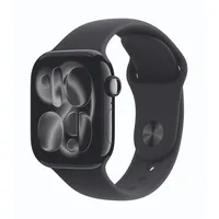 Apple Watch Series 11 GPS + Cellular 42mm Jet Black Aluminium Sport Band black M/L