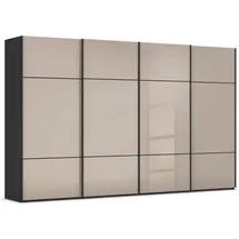Rauch Schwebetürenschrank SCALE-TRIO 360 x 223 x 68 cm Beige/Schwarz