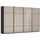 Rauch Schwebetürenschrank SCALE-TRIO 360 x 223 x 68 cm Beige/Schwarz