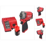 Milwaukee M12 FIW38-201C Akku Schlagschrauber 12 V 339 Nm 3/8" Brushless + 1x Akku 2,0 Ah + Ladegerät"