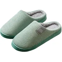 Generisch Hausschuhe Für Damen & Herren, Unisex Weich Bequem Schuhe Memoryschaum rutschfest Pantoffeln Hausschlappen Hauslatschen Hauspantoffeln, Gästepantoffeln Filzhausschuhe - 36 EU