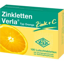 VERLA Zinkletten Verla Orange Lutschtabletten 100 St.