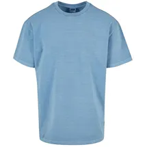 URBAN CLASSICS Heavy Oversized Garment Dye Kurzarm-T-Shirt Horizon Blue L Regular
