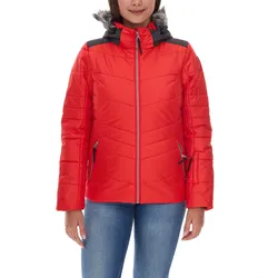 ICEPEAK Damen Winter-Jacke wasserabweisende Outdoor-Jacke mit Kapuze 33517321 Rot - 34