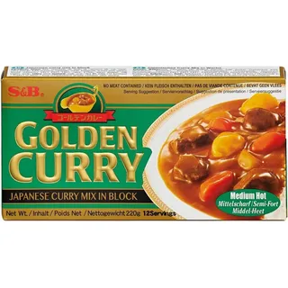 S&B Golden Curry Sauce Mix | Medium Hot