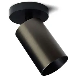 Antidark - SpotOn Circle1 Decken/Wandleuchte Schwarz/Titanium - cm - 12.5 cm