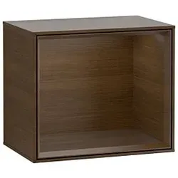 Villeroy und Boch Finion Regalmodul FD10GNGN 41,8x35,6x27cm, Regal Walnut Veneer, Walnut veneer