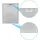 Allspares Metallfilter (x2) für Dunstabzugshauben 310x250x7mm