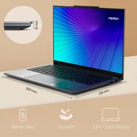 Medion Signium 14 S1 14'' Intel Core 5 120U 16 GB RAM 512 GB SSD Intel Iris Win 11 Home grau