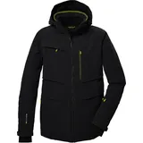 KILLTEC Herren Skijacke/Funktionsjacke mit abzippbarer Kapuze und Schneefang KSW 43 MN SKI JCKT, schwarz, M