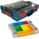 BS SYSTEMS GMBH & CO Sortimentskoffer Kunststoff 102 Ozeanblau transparent