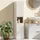 Homcom Badezimmerschrank 24 x 140 x 30 cm Weiß