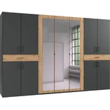 WIMEX Drehtürenschrank Tibet 313 x 208 x 58 cm Grau