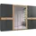 WIMEX Drehtürenschrank Tibet 313 x 208 x 58 cm Grau