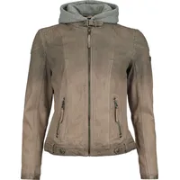 Mauritius Lederjacke Damen Cascha LAMOV taupe Basics 100% Leder L - Taupe - L