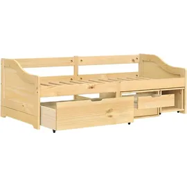 vidaXL Tagesbett mit 3 Schubladen IRUN 90x200 cm Massivholz Kiefer