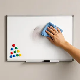Wiltec Whiteboard Magnettafel 70 x 50 cm Weiß