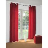 Wirth Vorhang WIRTH "Toco-Ranke" Gr. 2, rot, B:132cm H:175cm, Chenille, Polyacryl, Polyester, Gardinen