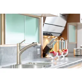 Lenz NEXO2 Küchenarmatur mit Handbrause nickel-matt 46070022