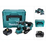 Makita DKP 181 G1J Akku Hobel Falzhobel 82 mm 18 V Brushless + 1x Akku 6,0 Ah + Makpac - ohne Ladegerät