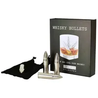 Invotis Patrone Eiswürfelformen im 4er Set - Patronenhülse Eiswürfelbereiter Eiswürfelformer Eiswürfelschale