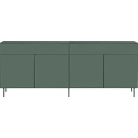 LeGer Home by Lena Gercke Sideboard »Essentials«, (2 St.), Breite: 224cm, MDF lackiert, Push-to-open-Funktion