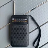Mini Radio Portable Am/fm Bi-bande Avec Haut-parleur Et Prise Casque, Alimentée Par Piles (2 Piles Aa), Adaptée À Une Utilisation Intérieure, Extérieure Et D'Urgence.