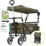 Bollerwagen faltbar klappbar Strand Hand Wagen Dach Transportwagen Premium Class