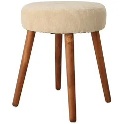 WellHome - Hocker 35x45cm beige farbe