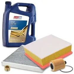 Bestprice Inspektionspaket Filtersatz SET A + 5L Öl für Opel