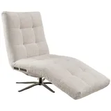 Kawola Relaxliege, Weiß, Schwarz, Textil, Echtholz, 1-Sitzer, Füllung: Komfortschaum, 82x115x156 cm, Wohnzimmer, Sessel, Relaxliegen