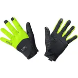 Gore Wear Gore C5 GORE-TEX INFINIUMTM Handschuhe, Black/Neon Yellow, 7