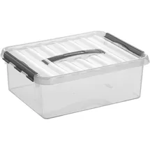SUNWARE Q-Line Aufbewahrungsbox 40 x 30 x 14 cm 12-tlg. transparent