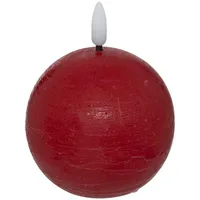 Atmosphera Molia LED-Kugelkerze rot