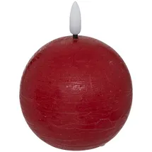 Atmosphera Molia LED-Kugelkerze rot