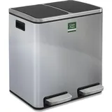 casa pura Felix Trennsystem Edelstahl 2 x 15 Liter (30 Liter)