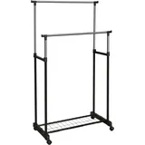 M-Home Eve74 Kleiderständer 74x40x180 schwarz