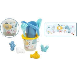 Theo Klein Little Foot - Sandeimer Set - Wasserwelt, 2 L., Kunststoff recycelt